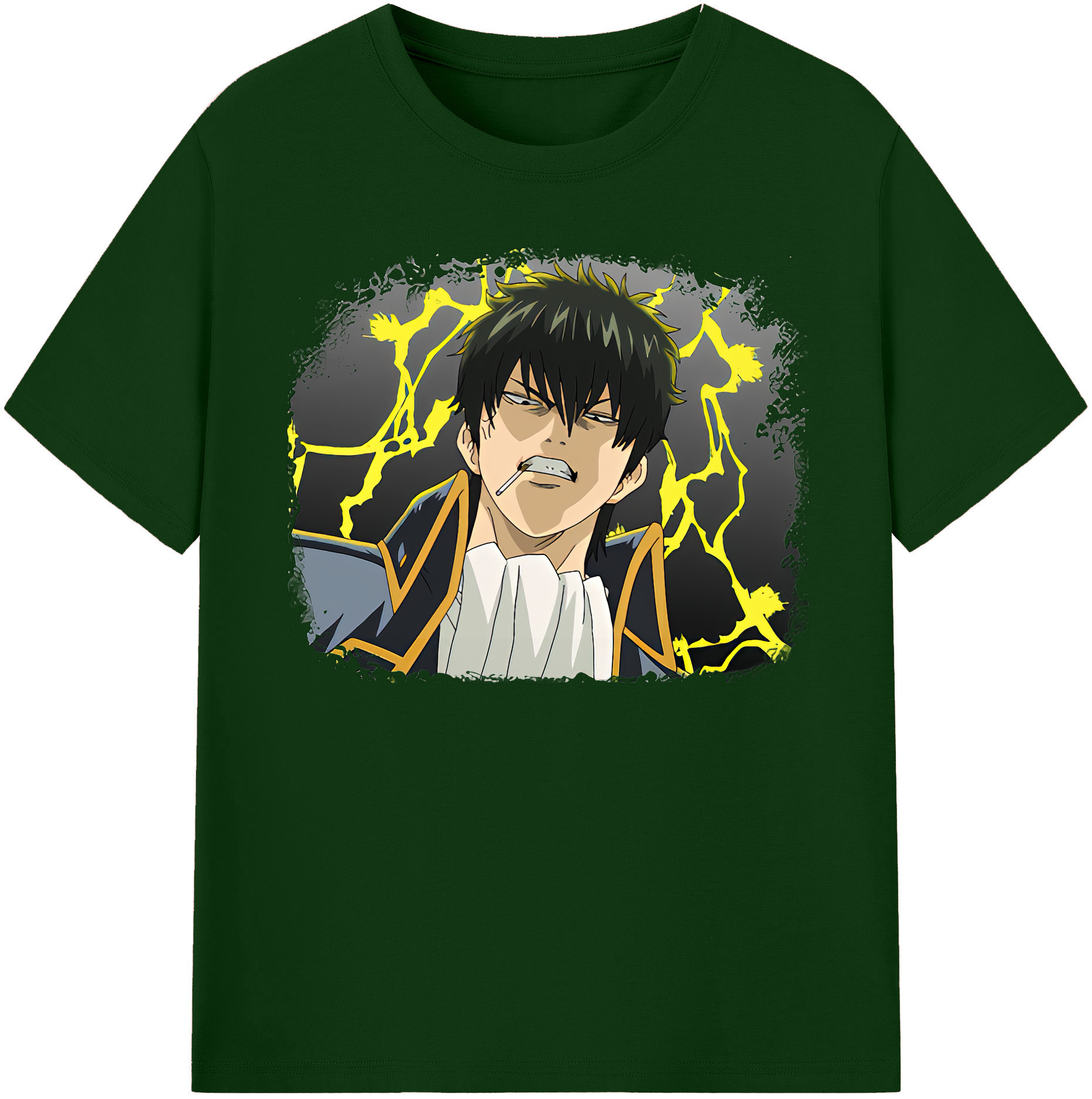（画像用） ぎんたま 坂田銀時（さかたぎんとき） 神楽 志村新八（しむら しんぱち） GINTAMA Sakata Gintoki Kagura Shimura Shinpachi 綿100％半袖Tシャツ（フロントプリント）